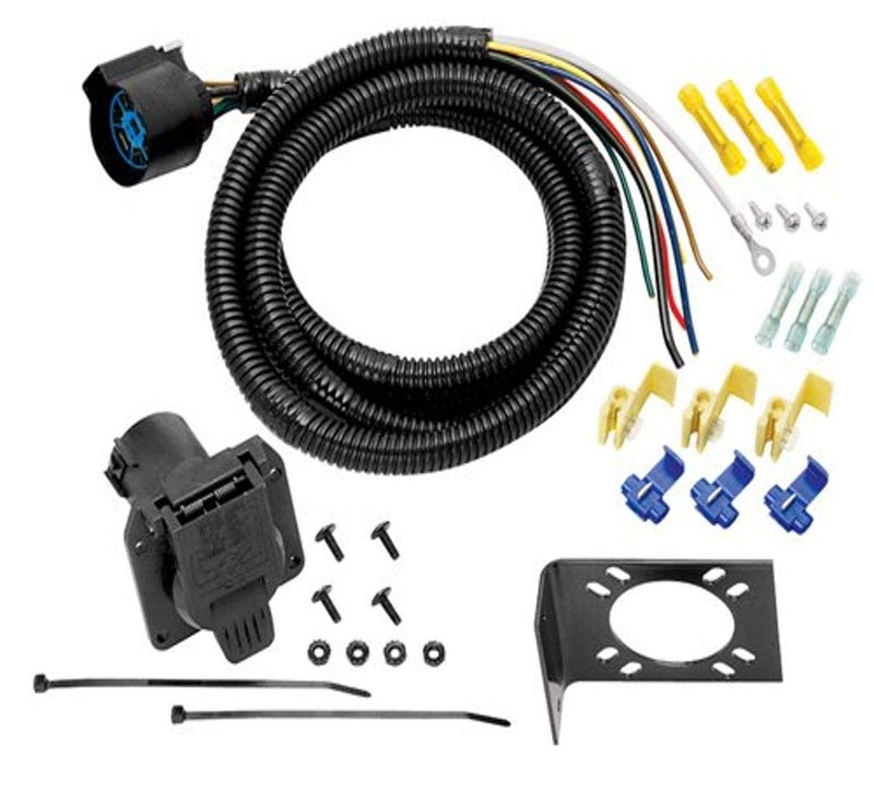Tow Ready 20223 7-Way Trailer Wiring Harness  Silver